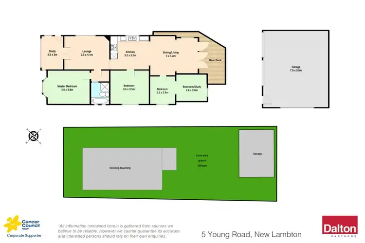 Floorplan of Homely house listing, 5 Young Road, New Lambton NSW 2305