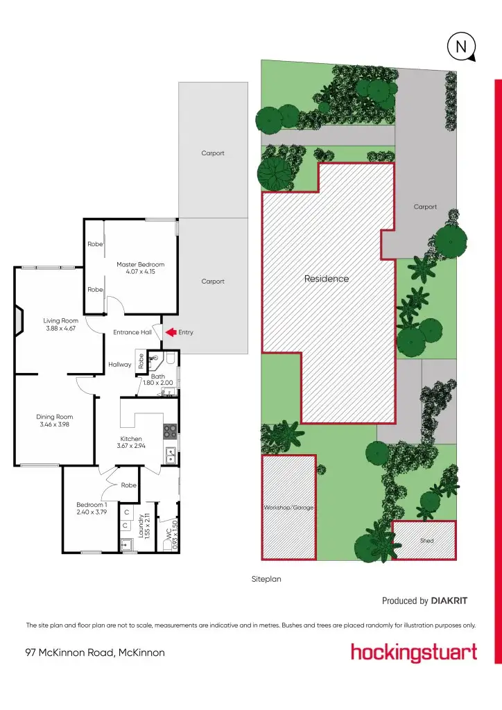 Floorplan of Homely townhouse listing, 97 McKinnon Road, Mckinnon VIC 3204