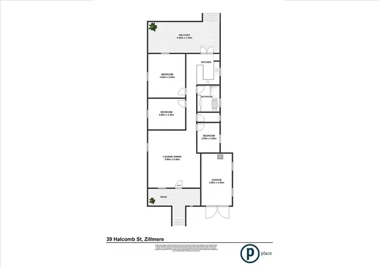 Floorplan of Homely house listing, 39 Halcomb Street, Zillmere QLD 4034