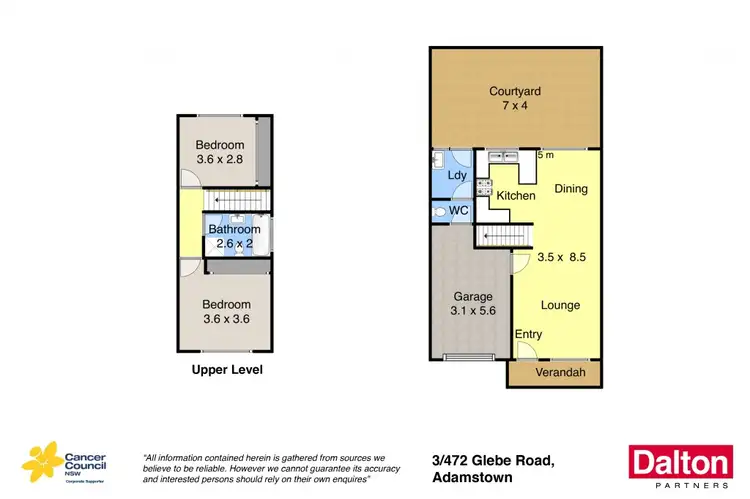 Floorplan of Homely townhouse listing, 3/472 Glebe Road, Adamstown NSW 2289