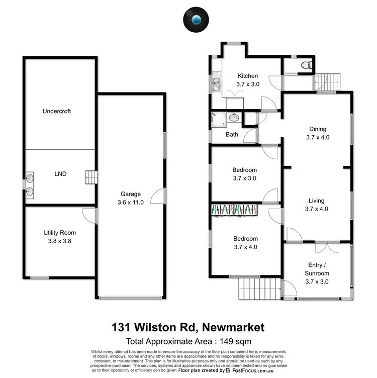 Floorplan of Homely house listing, 131 Wilston Road, Newmarket QLD 4051