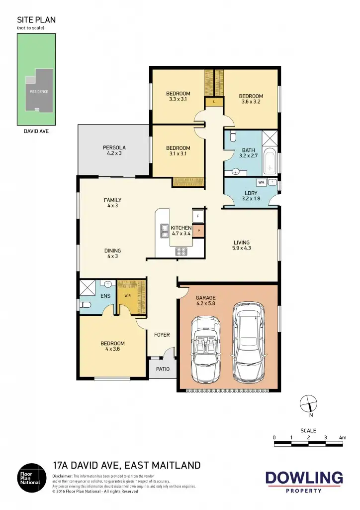 Floorplan of Homely house listing, 17a David Avenue, East Maitland NSW 2323