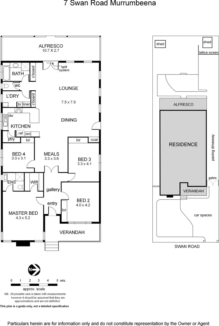 Floorplan of Homely house listing, 7 Swan Road, Murrumbeena VIC 3163