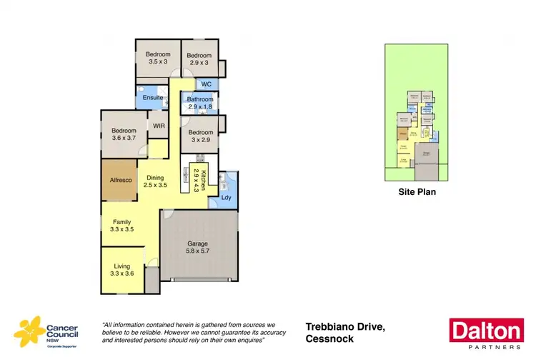 Floorplan of Homely house listing, 33 Trebbiano Drive, Cessnock NSW 2325