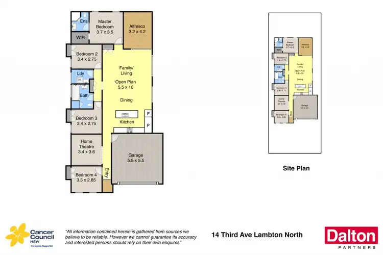 Floorplan of Homely house listing, 14 Third Avenue, North Lambton NSW 2299