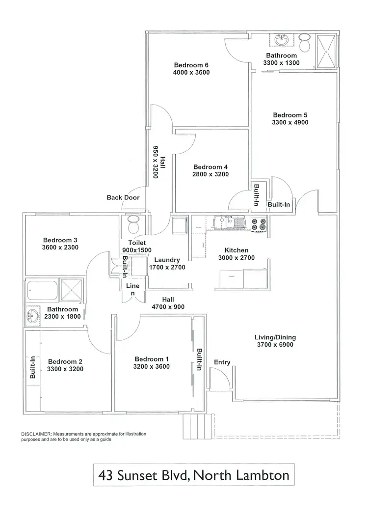 Floorplan of Homely house listing, 43 Sunset Boulevarde, North Lambton NSW 2299