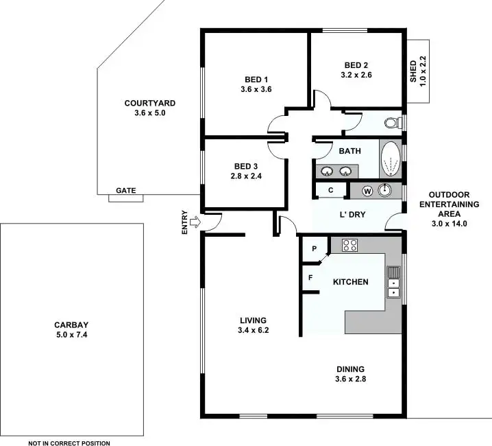 Floorplan of Homely house listing, 8 Gilchrist Street, Kenwick WA 6107