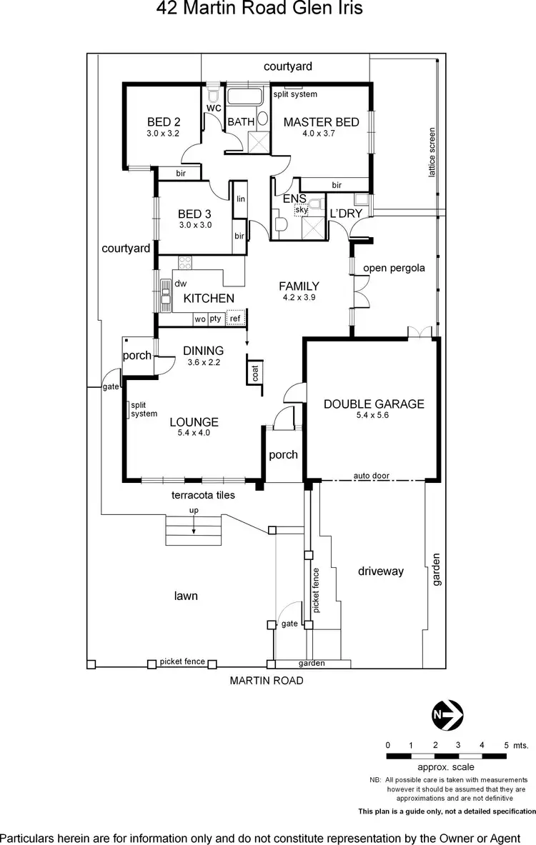 Floorplan of Homely house listing, 42 Martin Road, Glen Iris VIC 3146