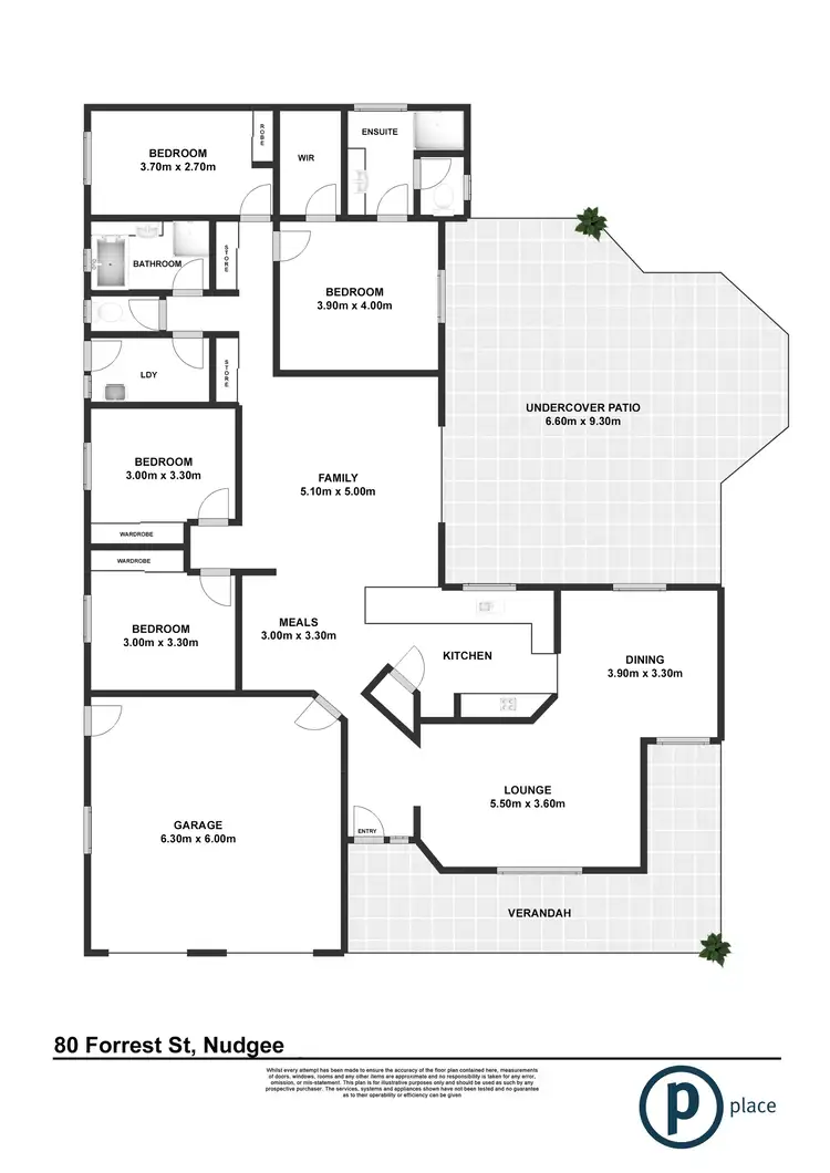 Floorplan of Homely house listing, 80 Forrest Street, Nudgee QLD 4014