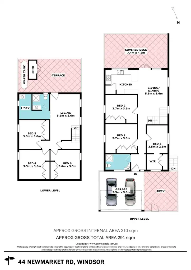 Floorplan of Homely house listing, 44 Newmarket Road, Windsor QLD 4030