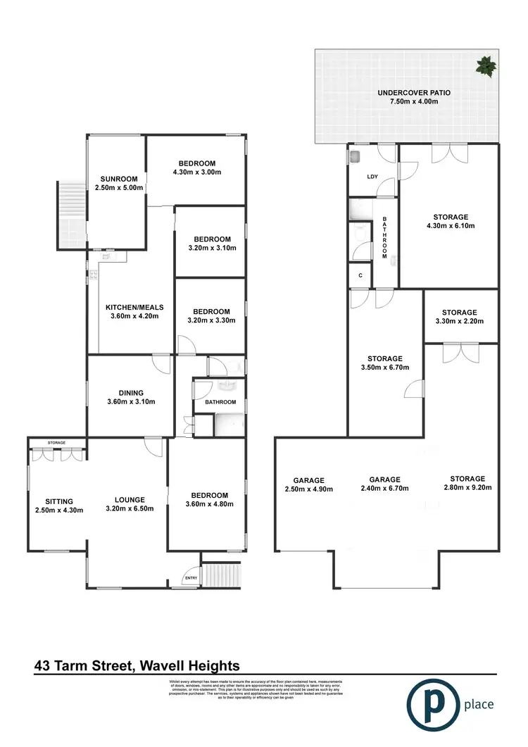 Floorplan of Homely house listing, 43 Tarm Street, Wavell Heights QLD 4012