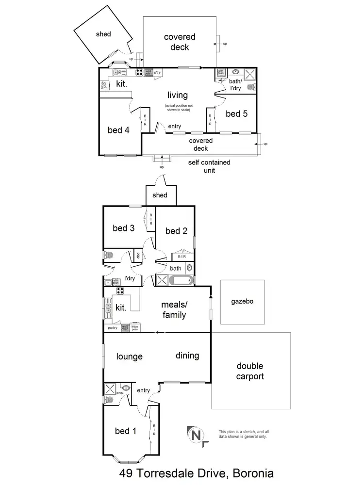 Floorplan of Homely house listing, 49 Torresdale Drive, Boronia VIC 3155