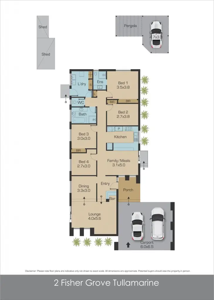 Floorplan of Homely house listing, 2 Fisher Grove, Tullamarine VIC 3043