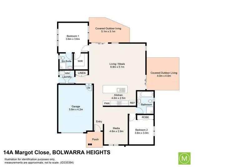 Floorplan of Homely house listing, 14a Margot Close, Bolwarra Heights NSW 2320