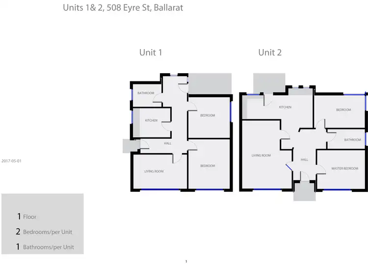 Floorplan of Homely house listing, 805 Eyre Street, Ballarat Central VIC 3350