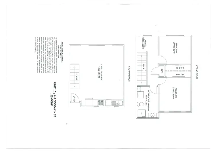 Floorplan of Homely townhouse listing, 10/6-8 Goodwin Street, Jesmond NSW 2299
