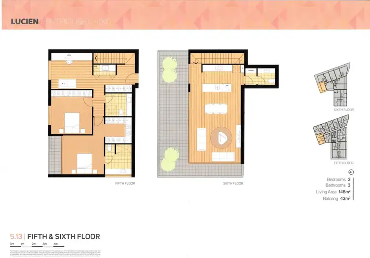 Floorplan of Homely apartment listing, 513/88 La Scala Avenue, Maribyrnong VIC 3032