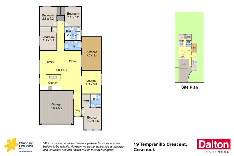 Floorplan of Homely house listing, 19 Tempranillo Crescent, Cessnock NSW 2325