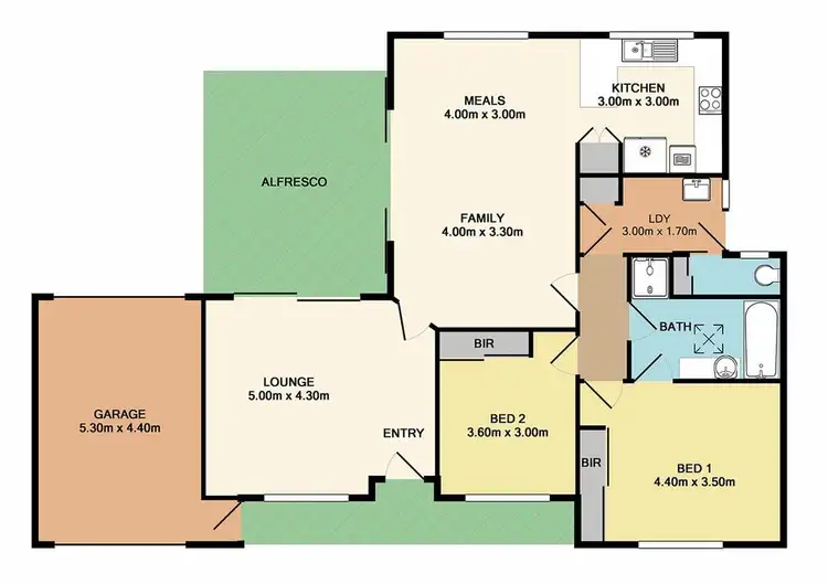 Floorplan of Homely house listing, 7 Crystal Close, Whittlesea VIC 3757