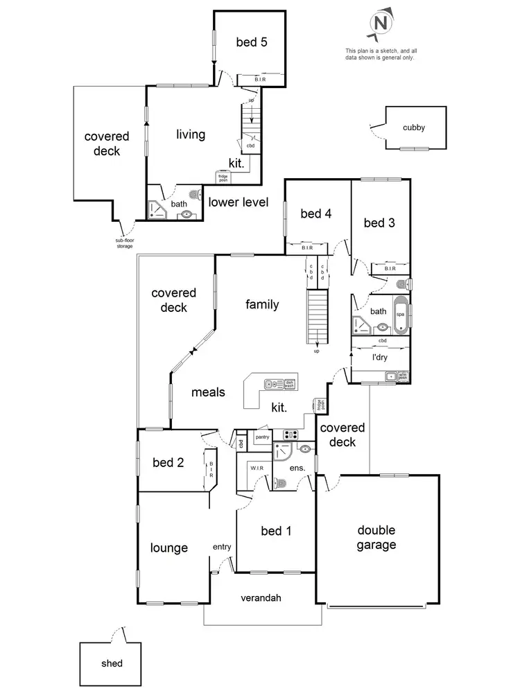 Floorplan of Homely house listing, 2/23 Parker Avenue, Boronia VIC 3155
