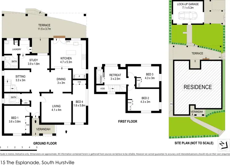 Floorplan of Homely house listing, 15 The Esplanade, South Hurstville NSW 2221