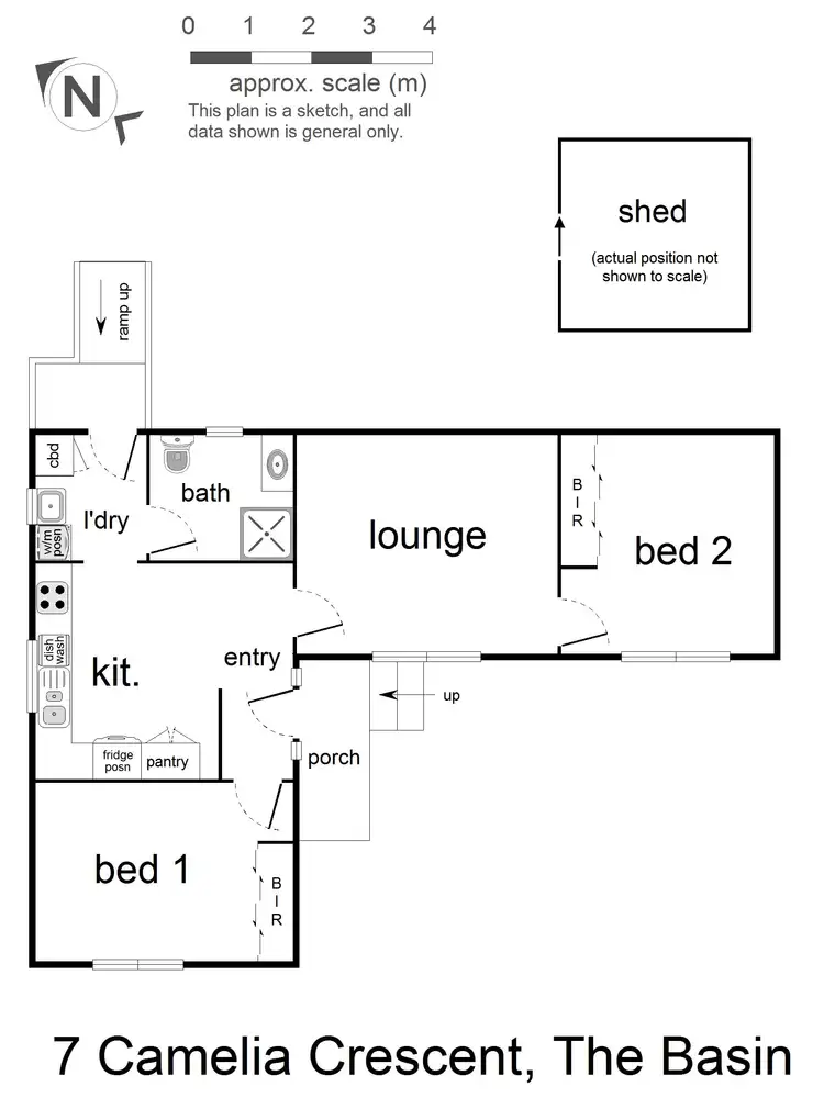 Floorplan of Homely house listing, 7 Camelia Crescent, The Basin VIC 3154