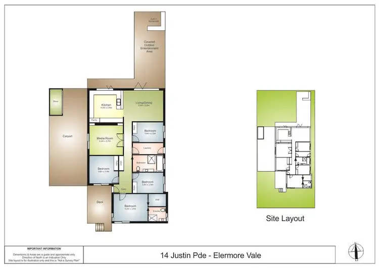 Floorplan of Homely house listing, 14 Justin Parade, Elermore Vale NSW 2287