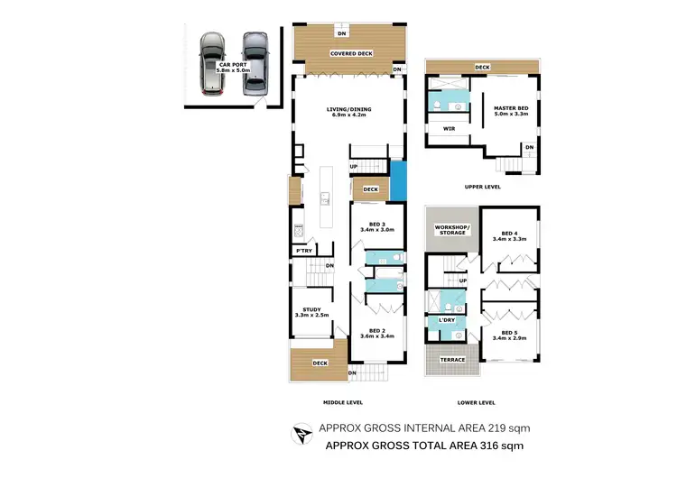 Floorplan of Homely house listing, 97 Arthur Terrace, Red Hill QLD 4059