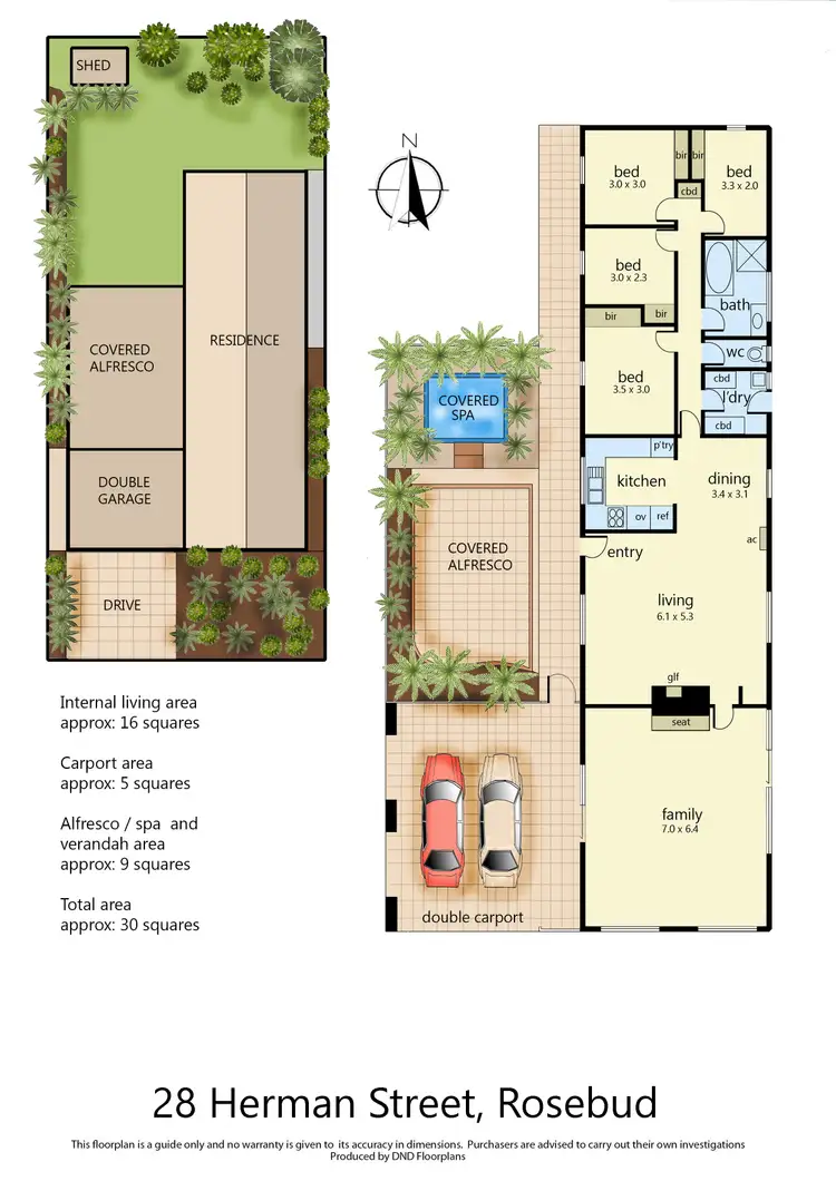 Floorplan of Homely house listing, 28 Herman Street, Rosebud VIC 3939