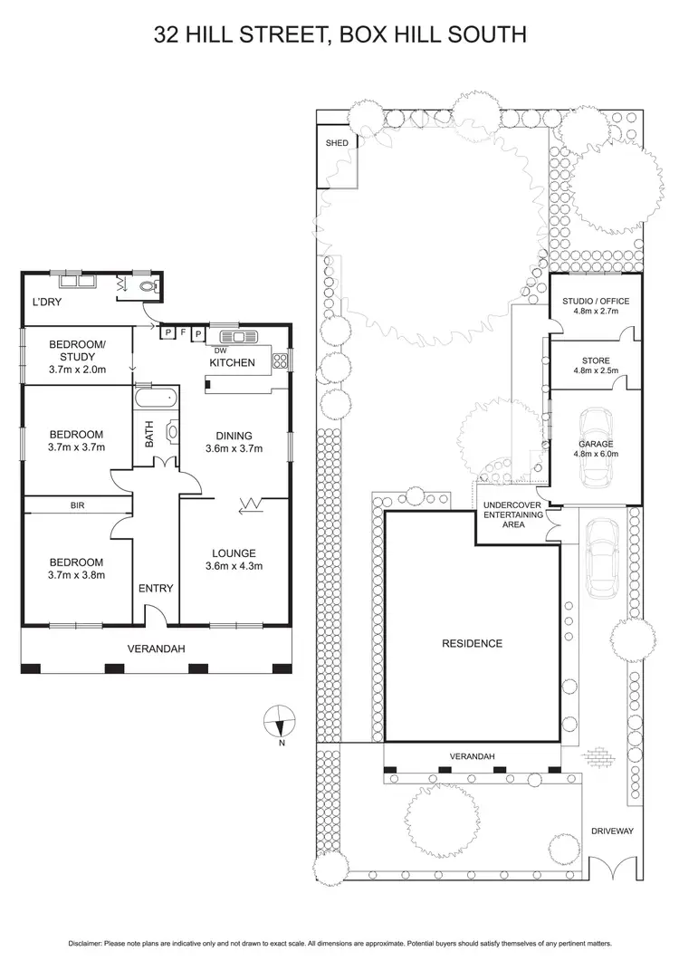 Floorplan of Homely house listing, 32 Hill Street, Box Hill South VIC 3128