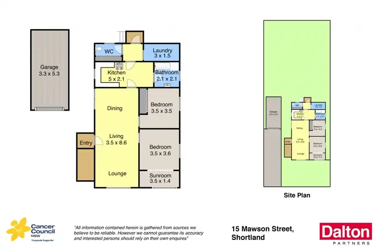 Floorplan of Homely house listing, 15 Mawson Street, Shortland NSW 2307