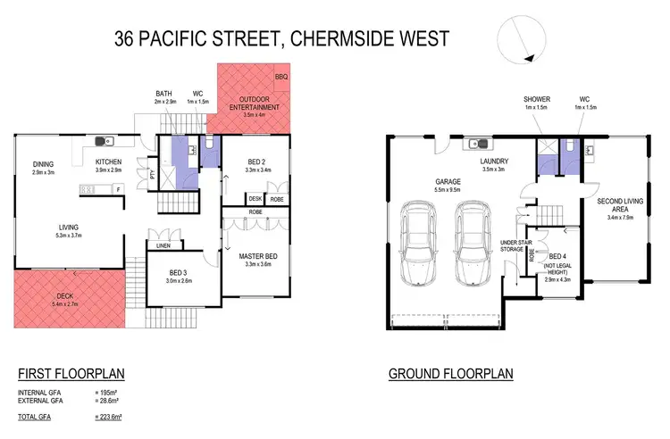 Floorplan of Homely house listing, 36 Pacific Street, Chermside West QLD 4032