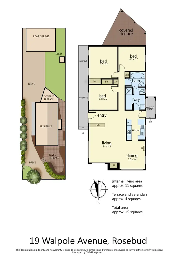Floorplan of Homely house listing, 19 Walpole Avenue, Rosebud VIC 3939