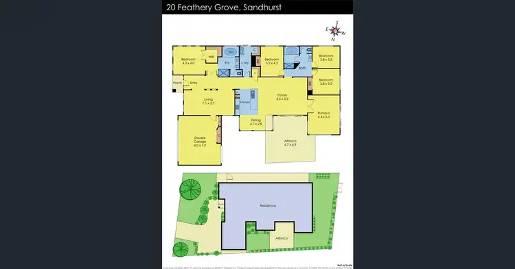 Floorplan of Homely house listing, 20 Feathery Grove, Sandhurst VIC 3977