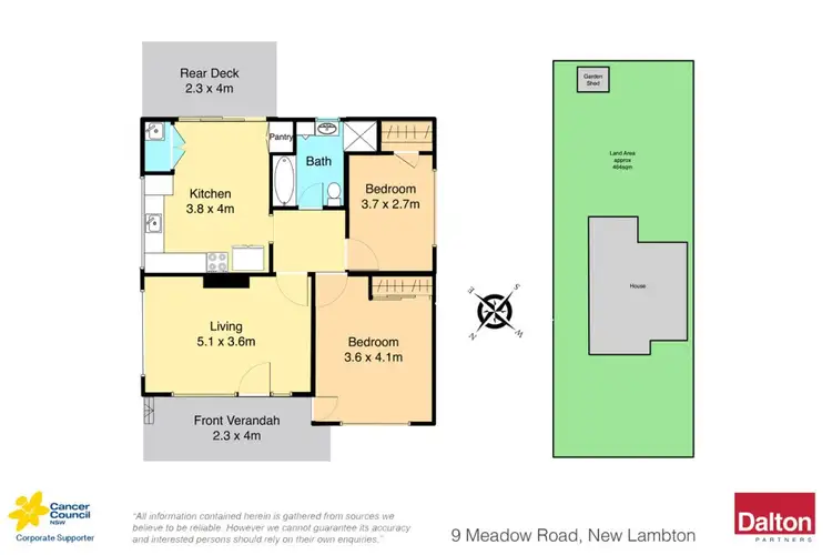 Floorplan of Homely house listing, 9 Meadow Road, New Lambton NSW 2305