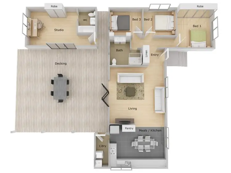 Floorplan of Homely house listing, 14 Redgum Avenue, Hazelbrook NSW 2779