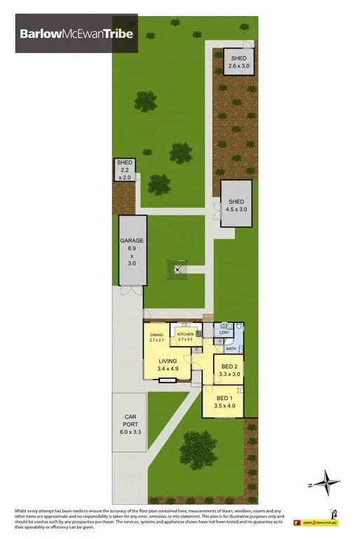 Floorplan of Homely house listing, 8 Thorpe Street, Newport VIC 3015