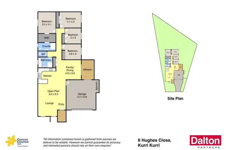 Floorplan of Homely house listing, 6 Hughes Close, Kurri Kurri NSW 2327