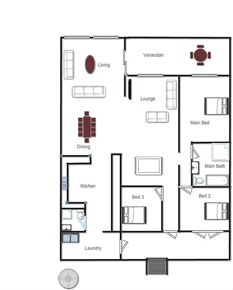Floorplan of Homely house listing, 2 Vincent Avenue, Smithtown NSW 2440