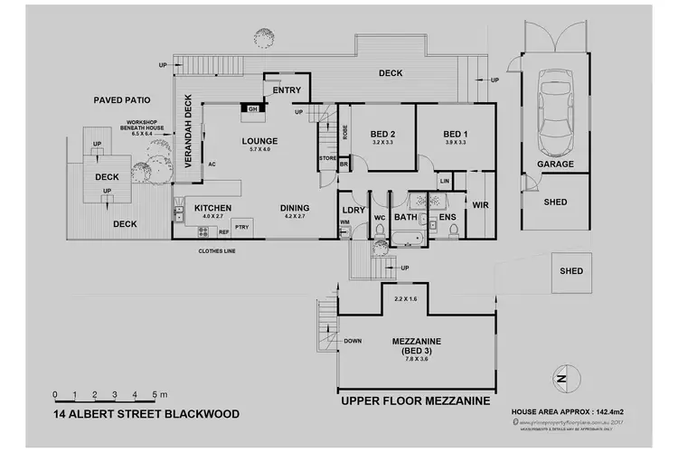 Floorplan of Homely house listing, 14 Albert Street, Blackwood VIC 3458