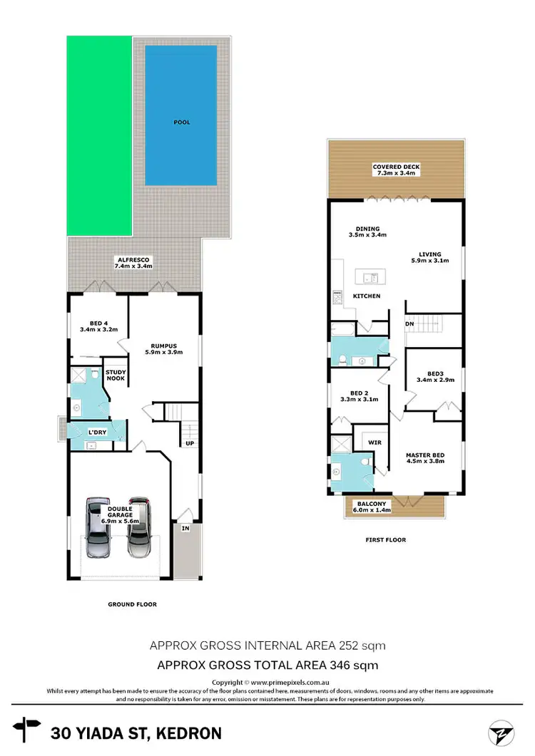 Floorplan of Homely house listing, 30 Yiada Street, Kedron QLD 4031