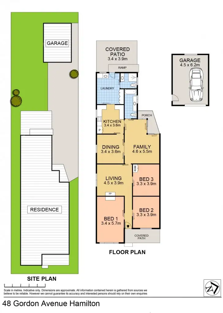 Floorplan of Homely house listing, 48 Gordon Avenue, Hamilton NSW 2303