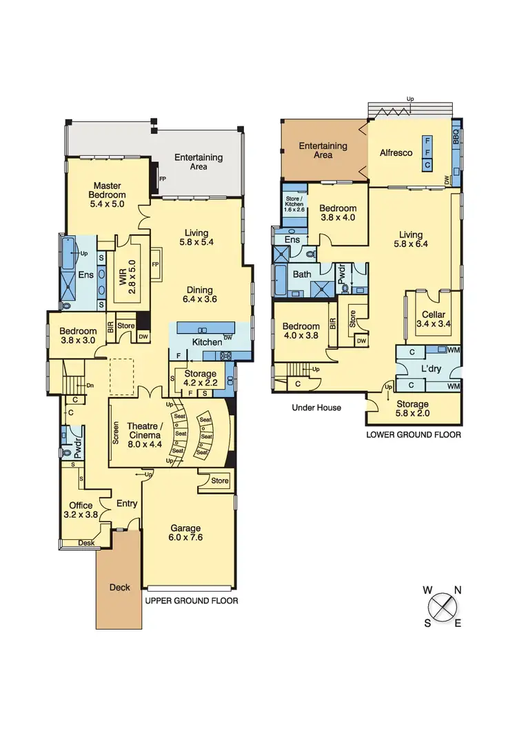 Floorplan of Homely house listing, 6 The Point, Mount Martha VIC 3934