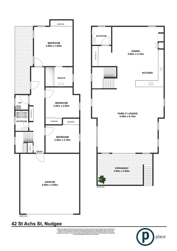 Floorplan of Homely house listing, 42 St Achs Street, Nudgee QLD 4014