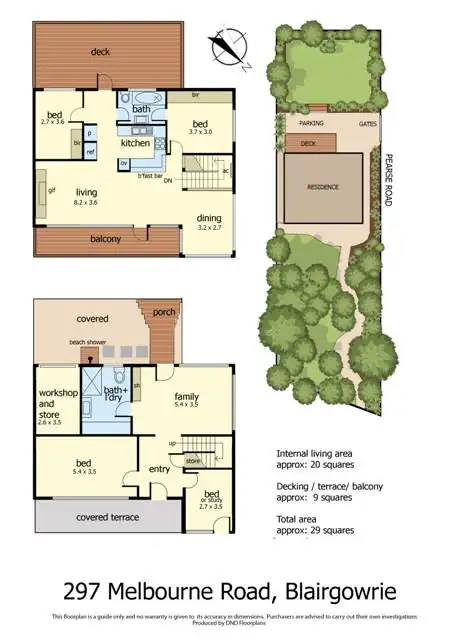 Floorplan of Homely house listing, 297 Melbourne Road, Blairgowrie VIC 3942