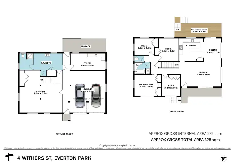 Floorplan of Homely house listing, 4 Withers Street, Everton Park QLD 4053