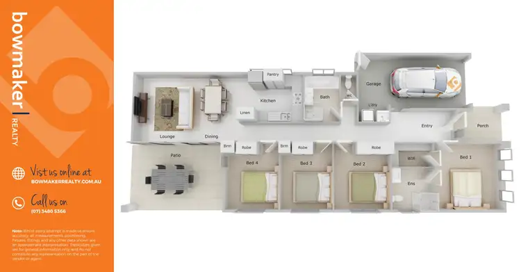 Floorplan of Homely house listing, 34 Honeyeater Crescent, Dakabin QLD 4503