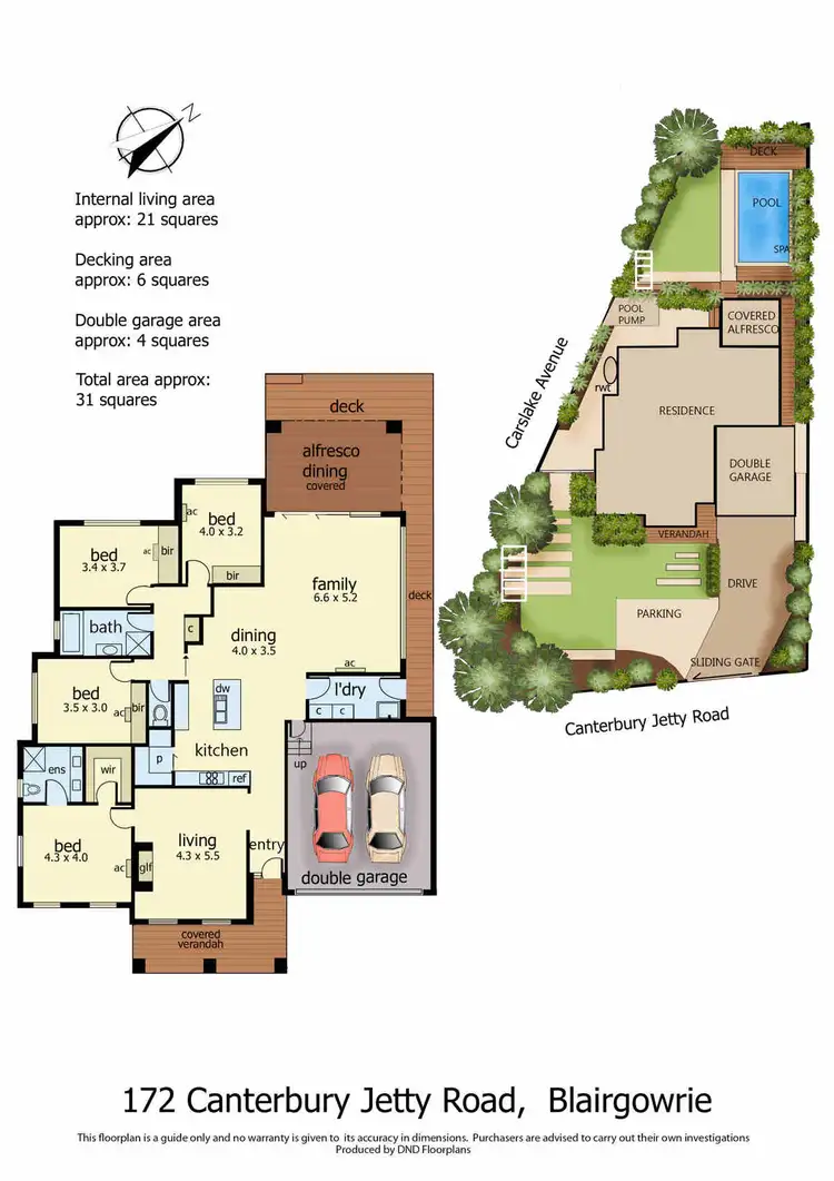 Floorplan of Homely house listing, 172 Canterbury Jetty Road, Blairgowrie VIC 3942