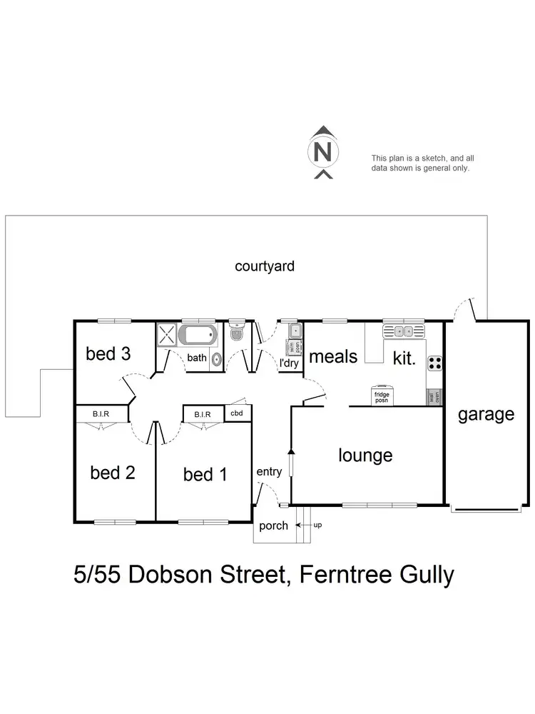 Floorplan of Homely unit listing, 5/55 Dobson Street, Ferntree Gully VIC 3156