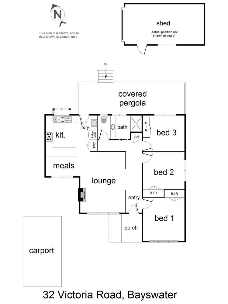 Floorplan of Homely house listing, 32 Victoria Road, Bayswater VIC 3153